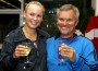 2010 China Open - Day Seven Caroline Wozniacki e l'allenatore-papà Piotr (Getty Images)