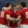 La gioia gallese al fischio finale (Getty Images)