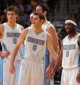 Il quintetto dei Denver Nuggets con Danilo Gallinari (Getty Images)
